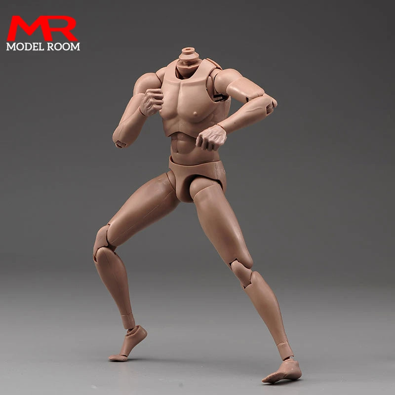 1/6 Male Normal Muscle Joint Body 12'' Flexible Body