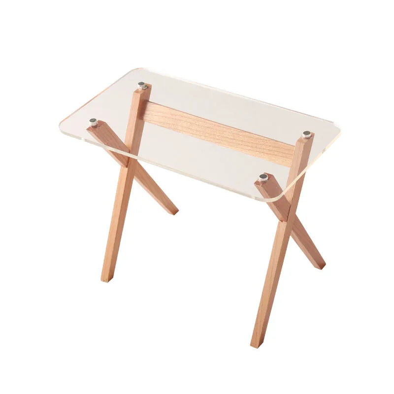 Galaxy Transparent table top, Wood Chair selection