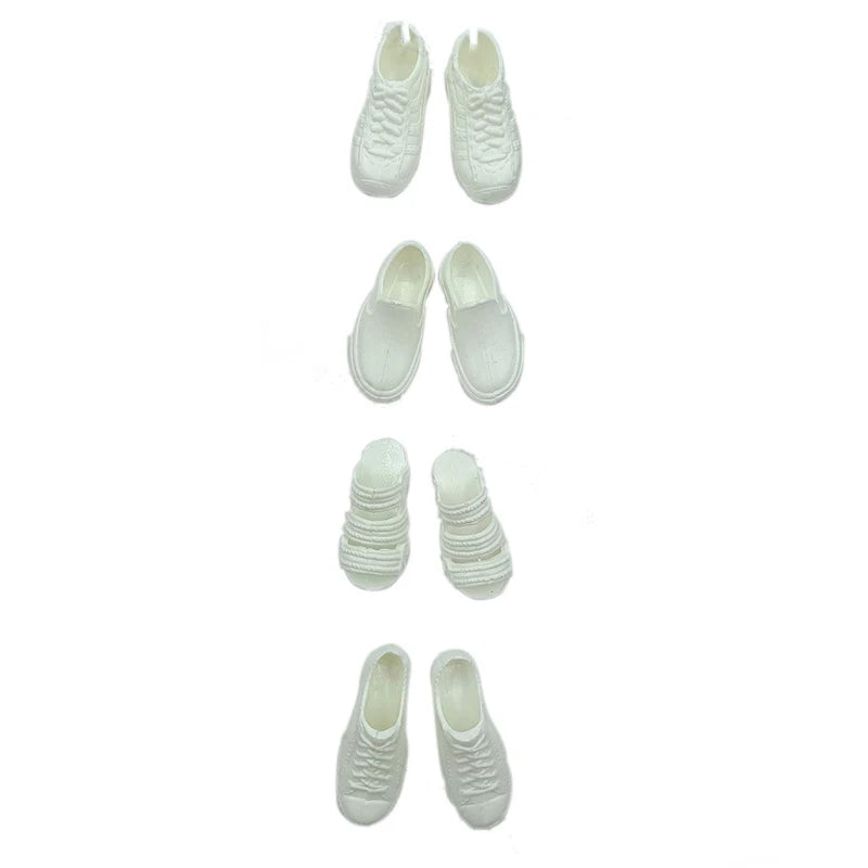 4 Pairs/bag 30cm Male Doll's Shoes 1/6 Accessories