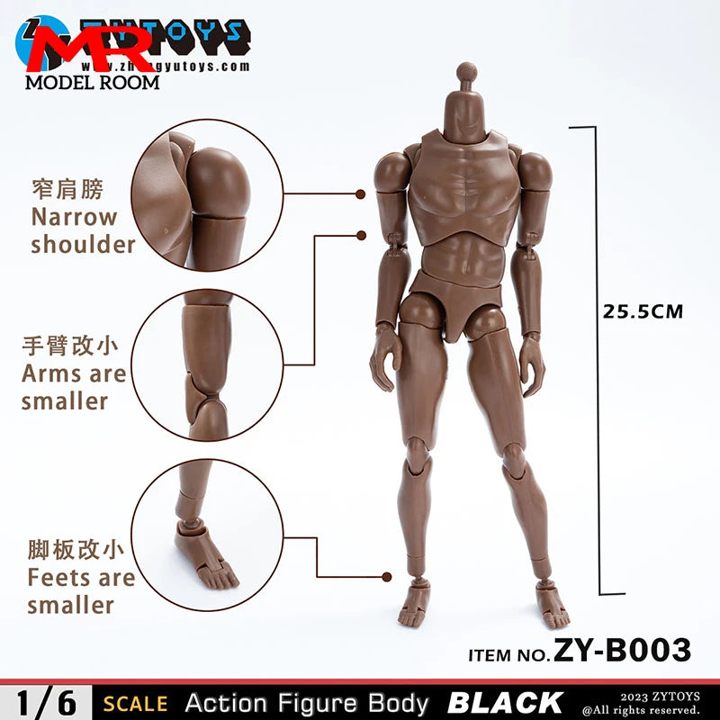1/6 Joint Body 25.5cm Male Flexible