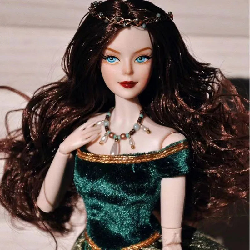 Entry Level Head with Big Wavy Curly Hair 1/6