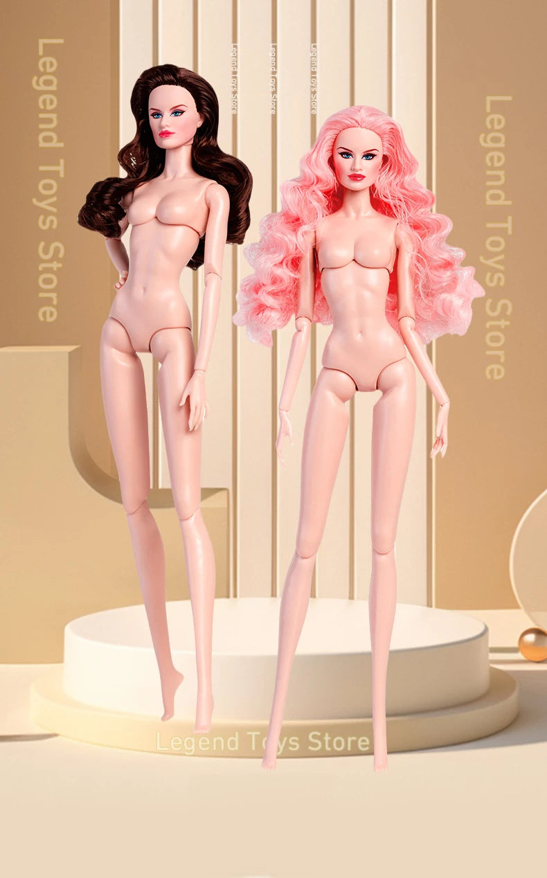 European Fashion Light-Toned 1/6 32cm BJD Doll Naked