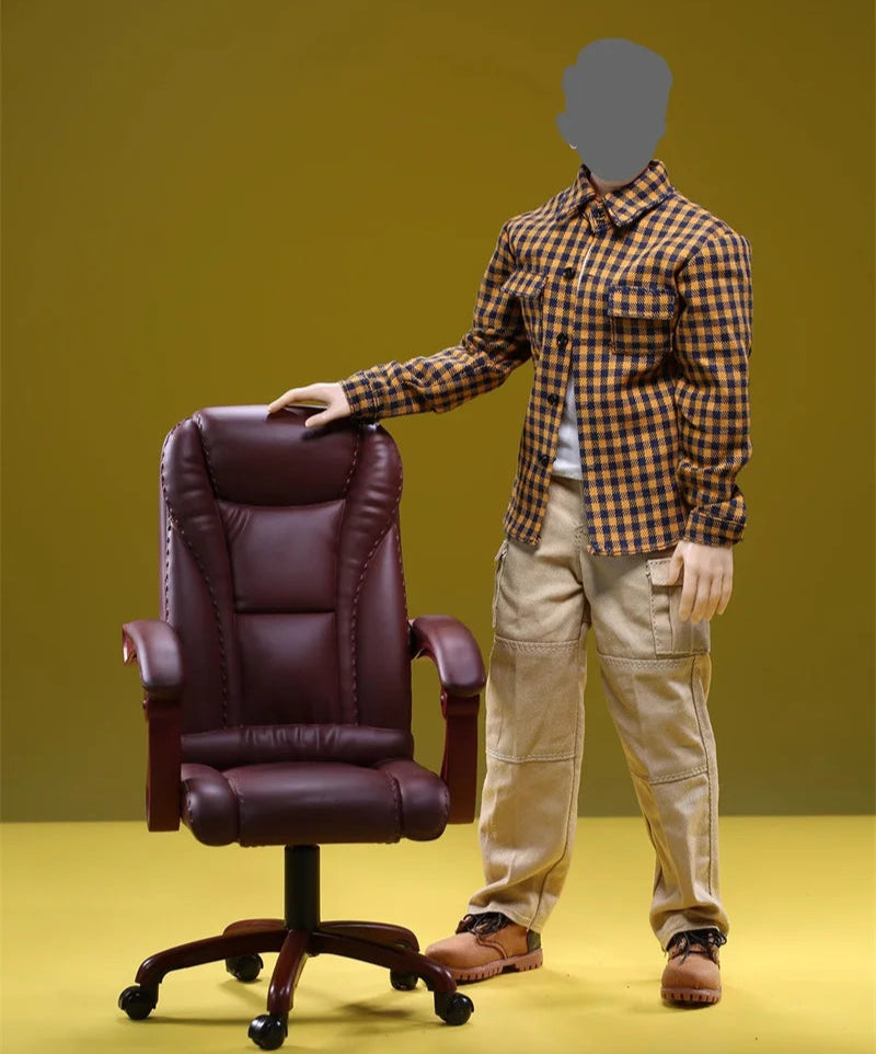 Casual Wear Open Collar Plaid Shirt  & Multi Pocket Cargo Pants variety