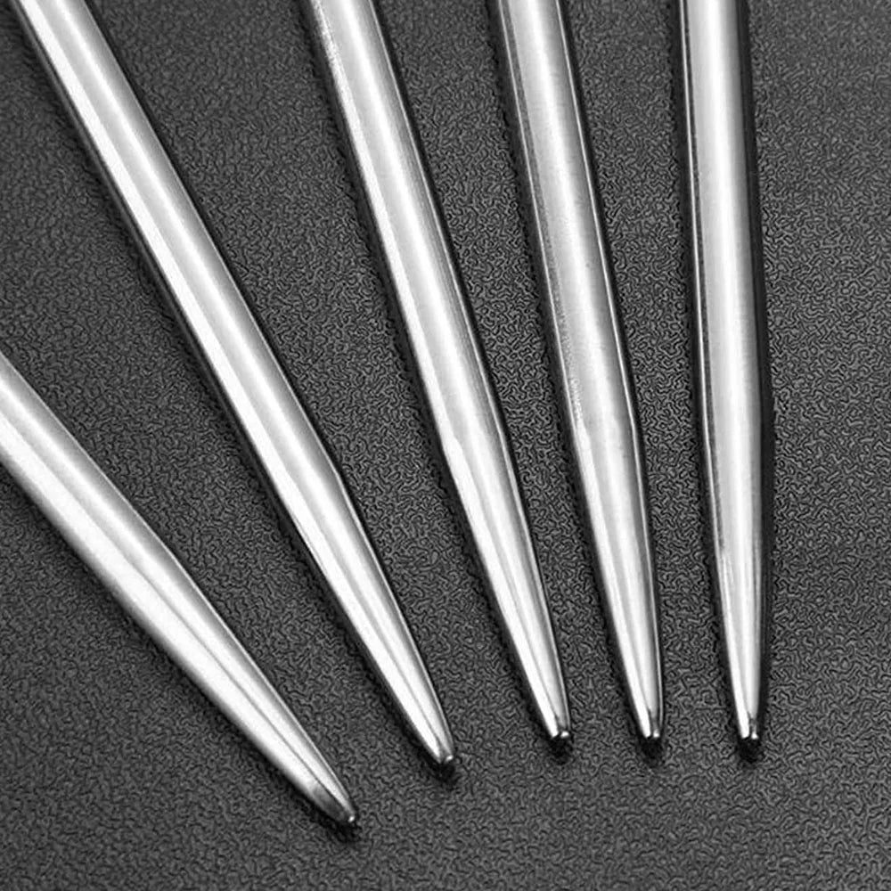 22Pcs Stainless Steel Knitting Needles 2 mm-8 mm