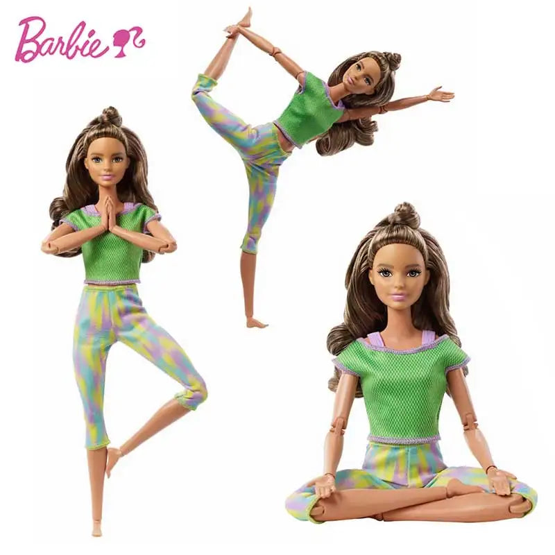 Barbie fitness exercise combination multi-joint movable yoga doll