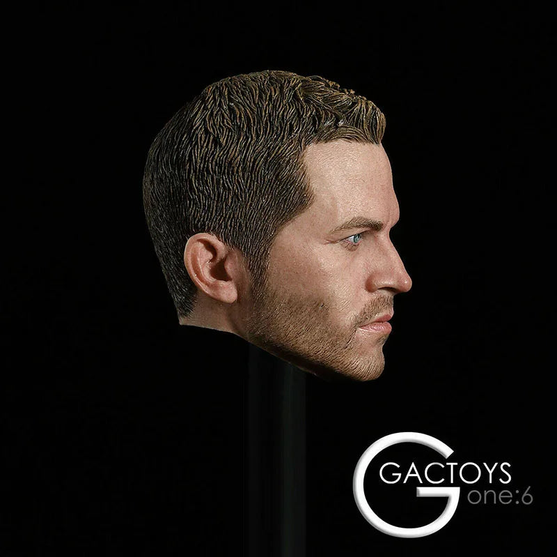 GACTOYS GC028 1/6 Paul Walker Head Sculpt Male Soldier Head Carving Fit 12'' Soldier Action Figure Body Dolls