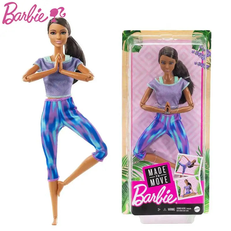 Barbie fitness exercise combination multi-joint movable yoga doll