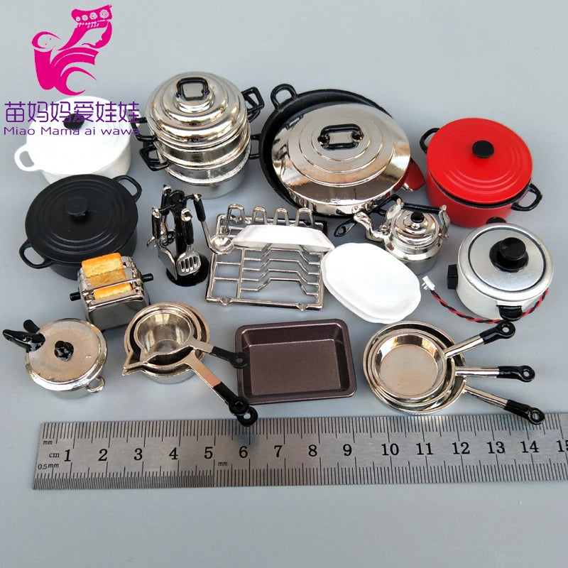 Luxe Dollhouse Kitchenware 1/6