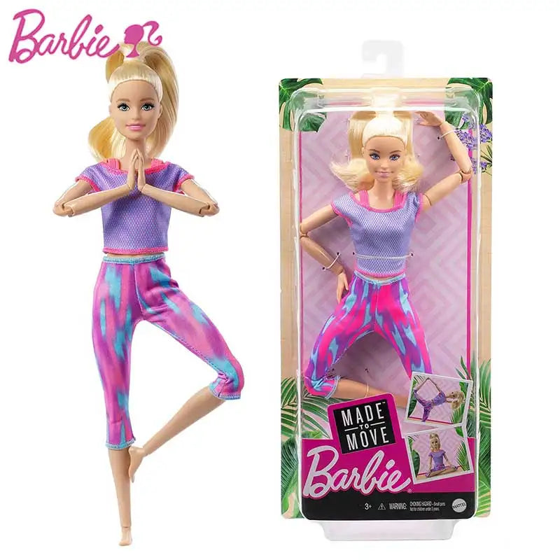 Barbie fitness exercise combination multi-joint movable yoga doll