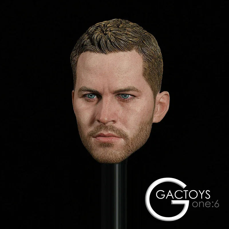 GACTOYS GC028 1/6 Paul Walker Head Sculpt Male Soldier Head Carving Fit 12'' Soldier Action Figure Body Dolls