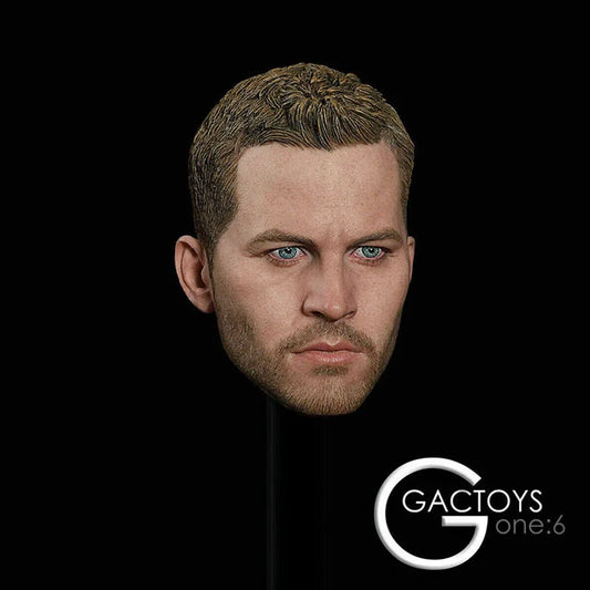 GACTOYS GC028 1/6 Paul Walker Head Sculpt Male Soldier Head Carving Fit 12'' Soldier Action Figure Body Dolls