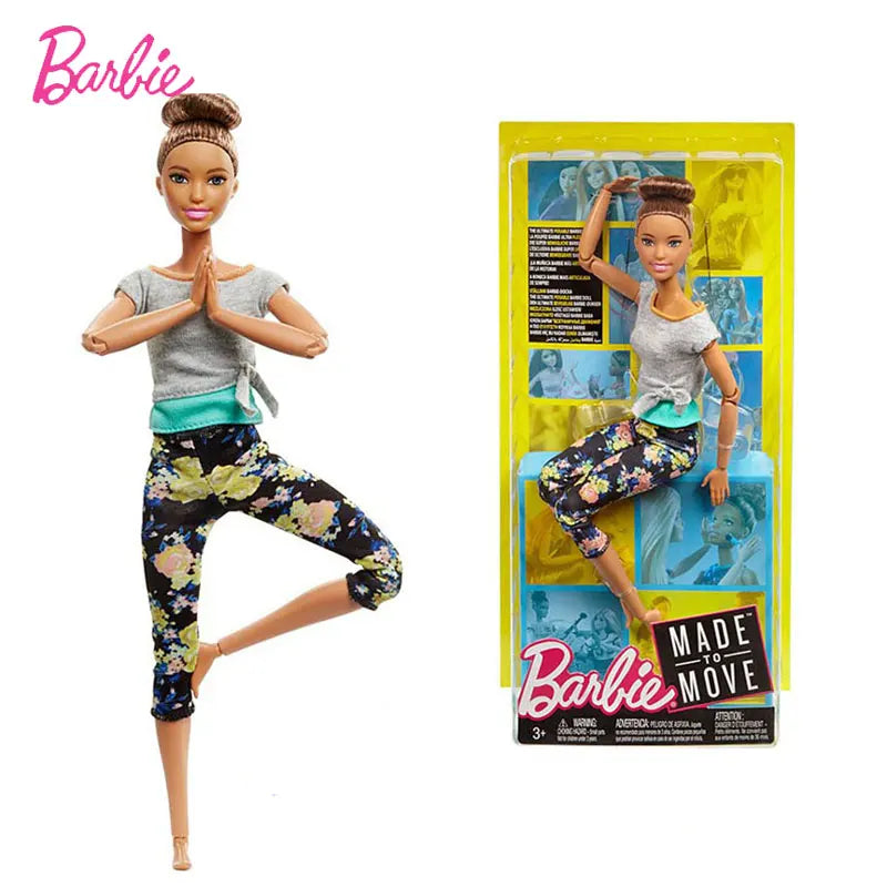 Barbie fitness exercise combination multi-joint movable yoga doll