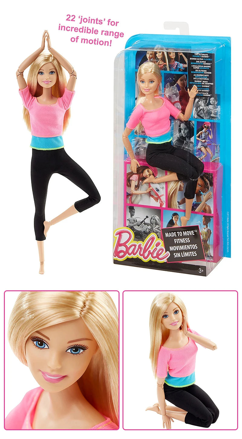 Barbie Dolls Made To Move 22 Joints Articulated