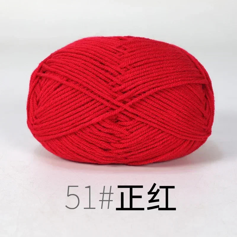 Milk Cotton Yarn 50 Grams/Ball for Knitting