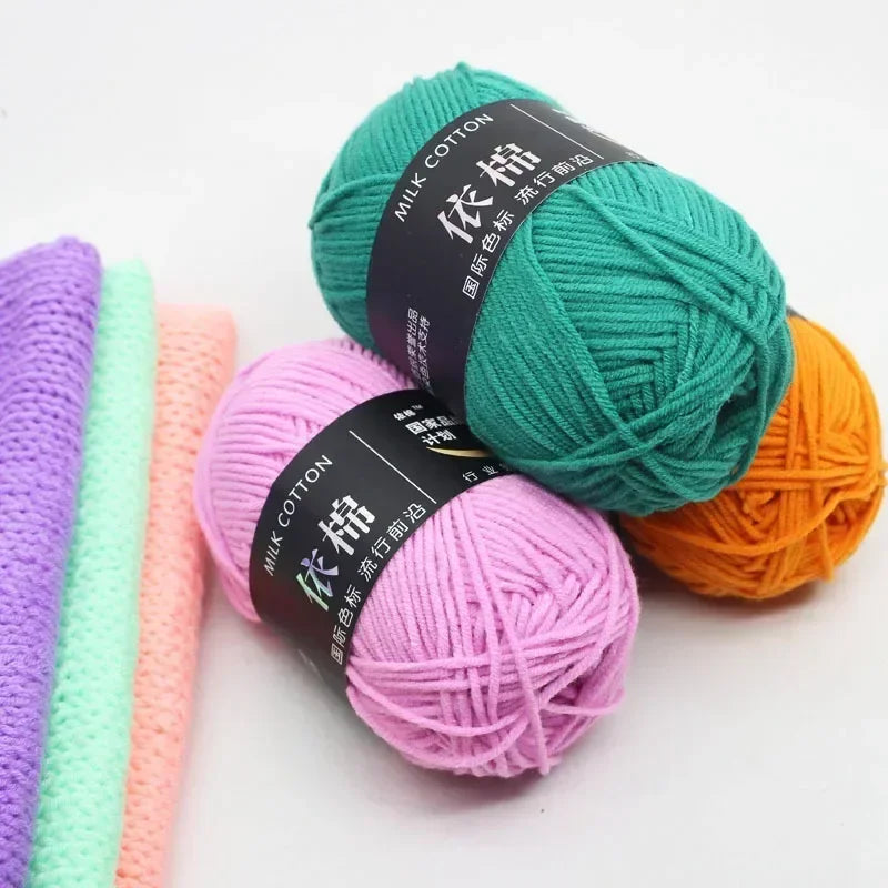 Milk Cotton Yarn 50 Grams/Ball for Knitting