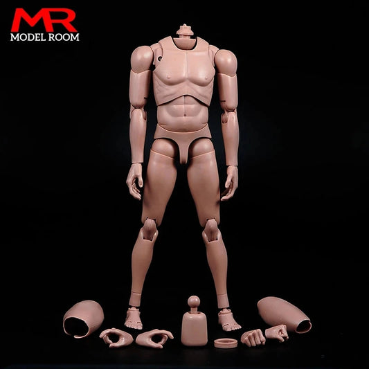 1/6 Europe Skin Male Action Figure Doll 12'' Super Flexible Joint Body
