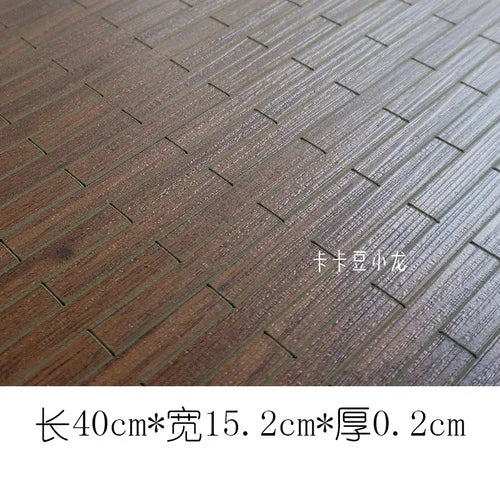 Dollhouse Wood Floor PVC Imitation Wood Board 1/6