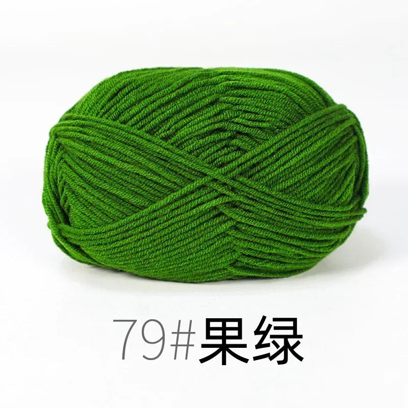 Milk Cotton Yarn 50 Grams/Ball for Knitting