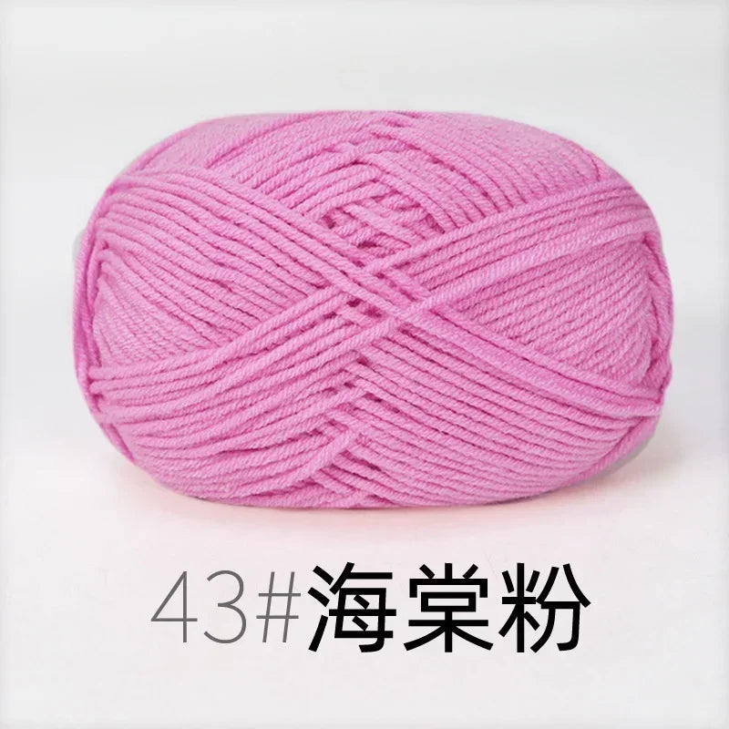 Milk Cotton Yarn 50 Grams/Ball for Knitting