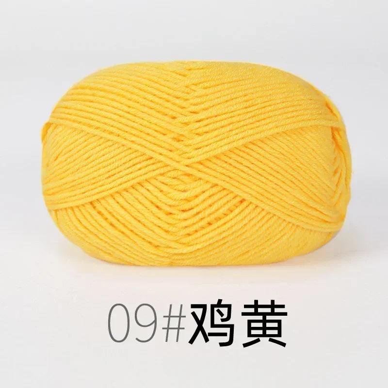 Milk Cotton Yarn 50 Grams/Ball for Knitting