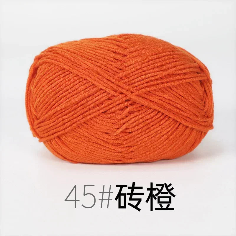 Milk Cotton Yarn 50 Grams/Ball for Knitting