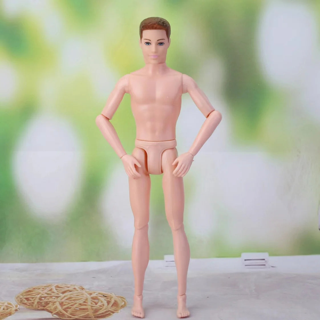 Naked Moveable Jointed Male Doll