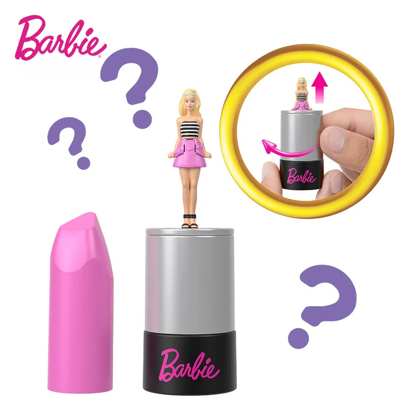 2024 Barbie Doll Miniature Barbie land Lipstick Mystery Surprise Mysterious Box Dolls