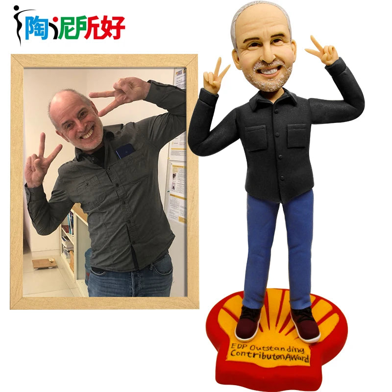 Clay Doll  Figurines Customized 3d Sculptures Figurines.