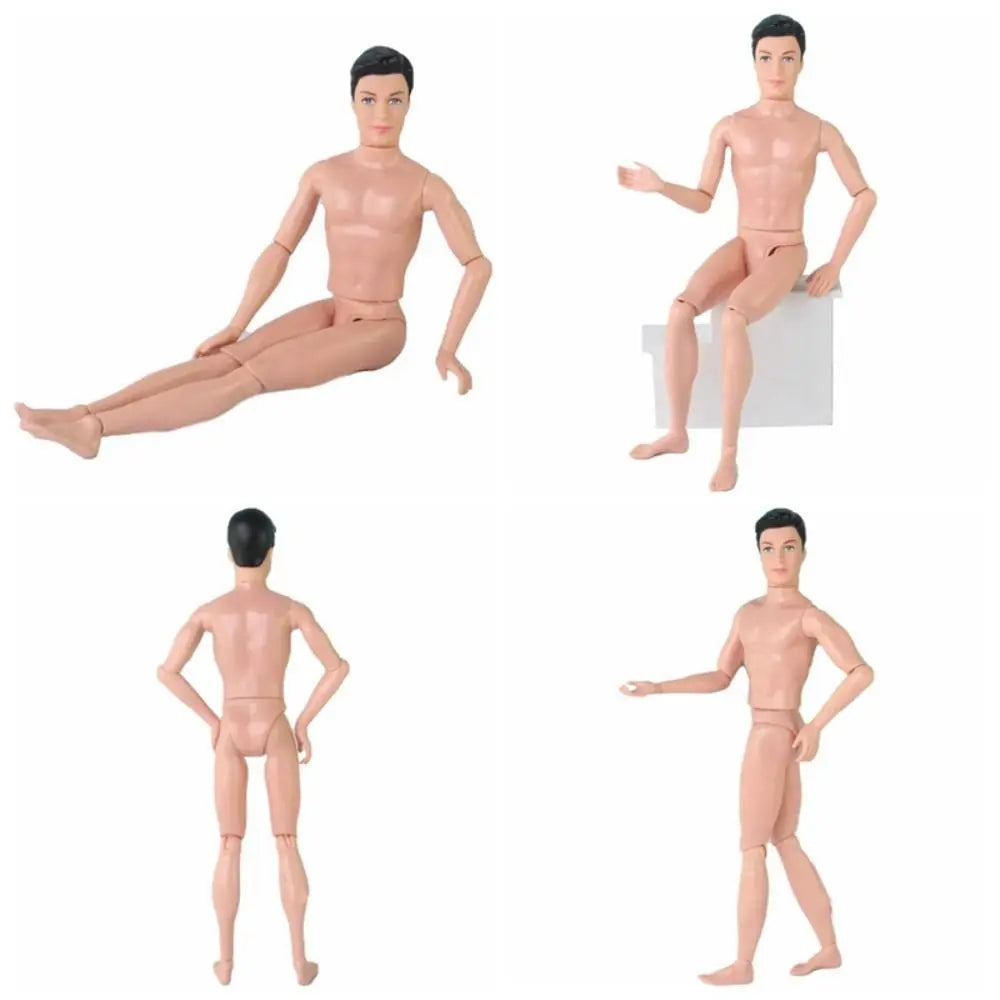 Nude  Moveable Jointed Male Doll 1/6