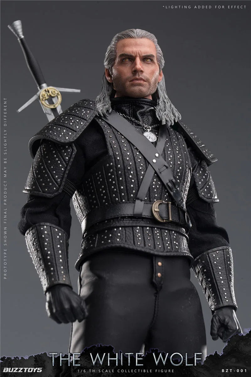 Henry Cavill   The Witcher White Wolf Geralt 1/6 Male