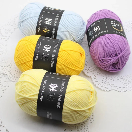 Milk Cotton Yarn 50 Grams/Ball for Knitting