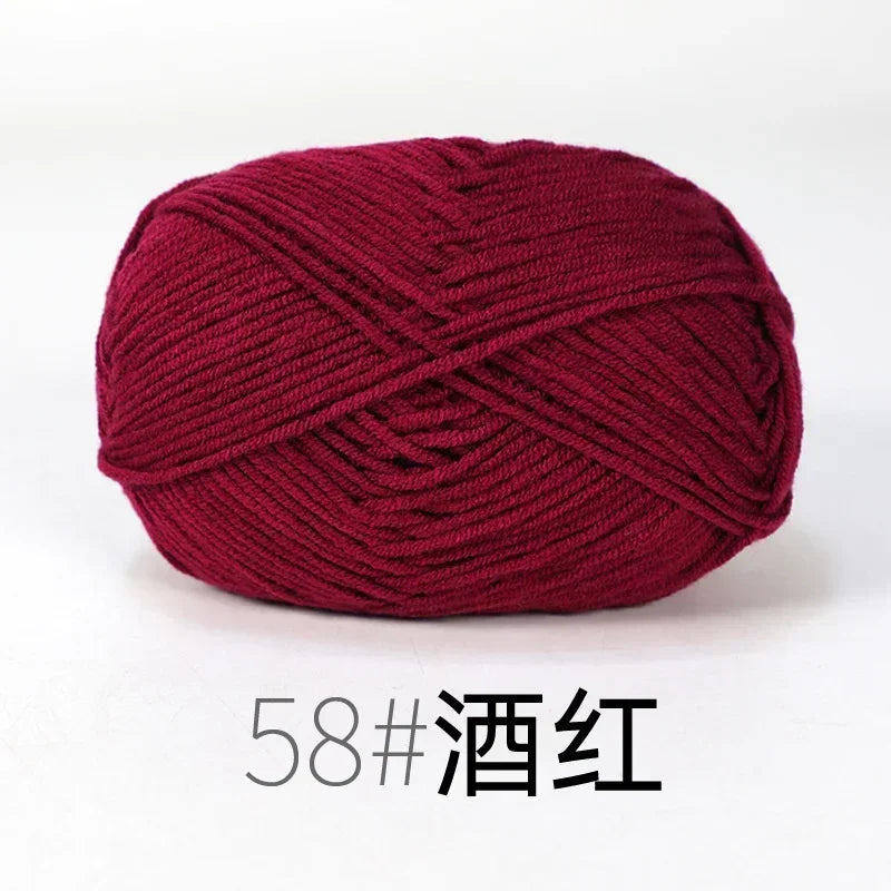 Milk Cotton Yarn 50 Grams/Ball for Knitting