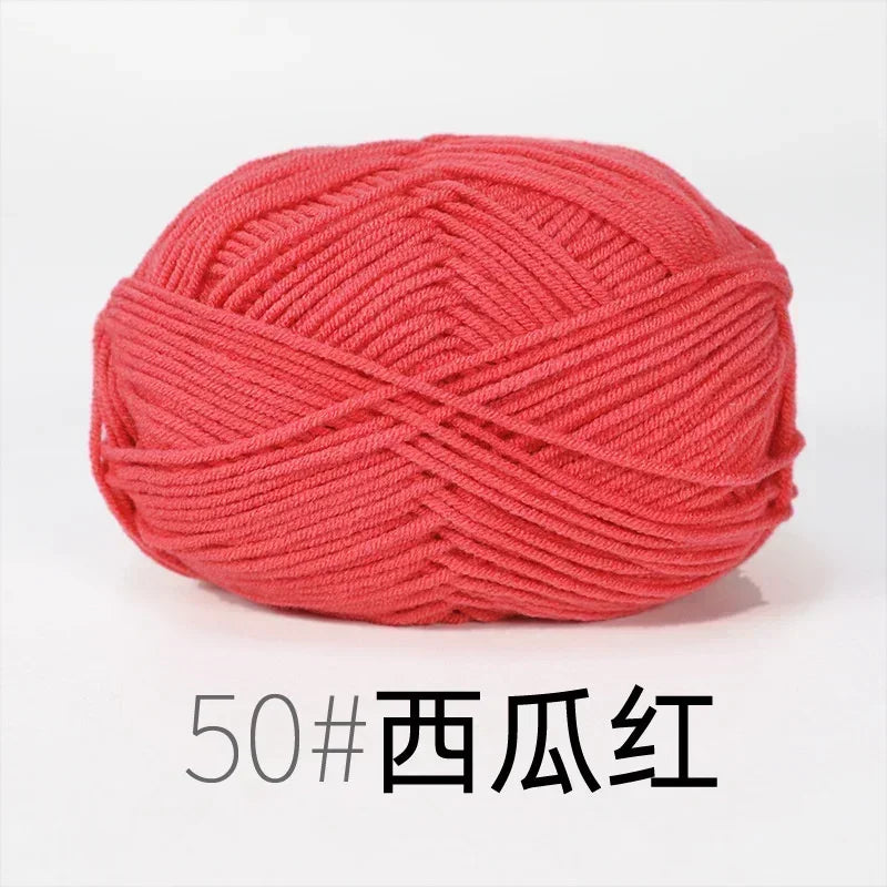 Milk Cotton Yarn 50 Grams/Ball for Knitting