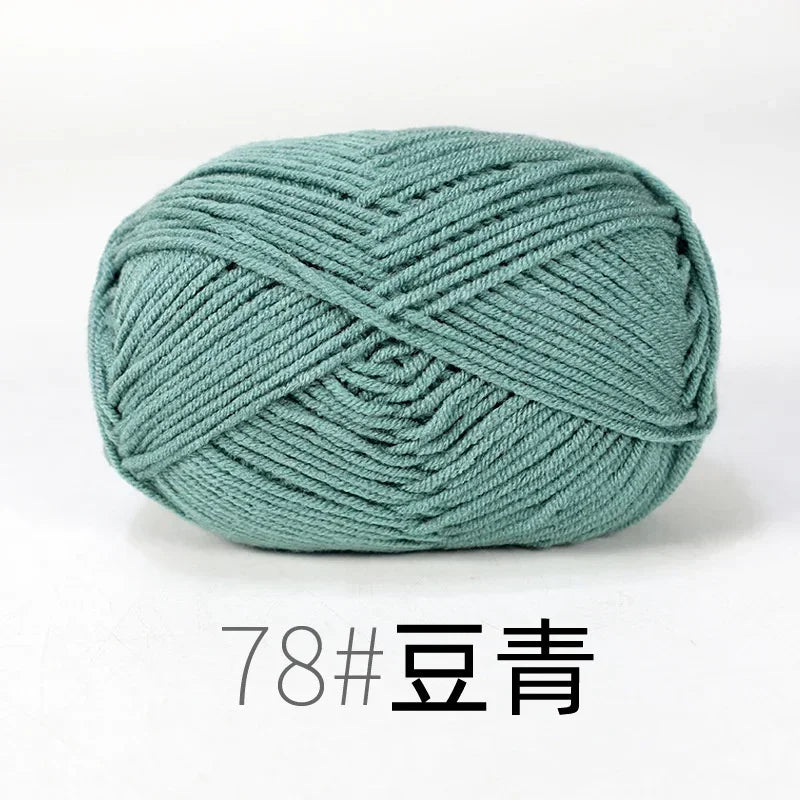 Milk Cotton Yarn 50 Grams/Ball for Knitting