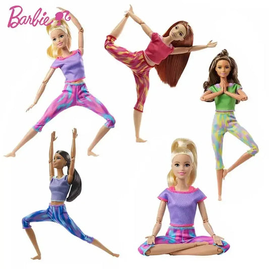 Barbie fitness exercise combination multi-joint movable yoga doll