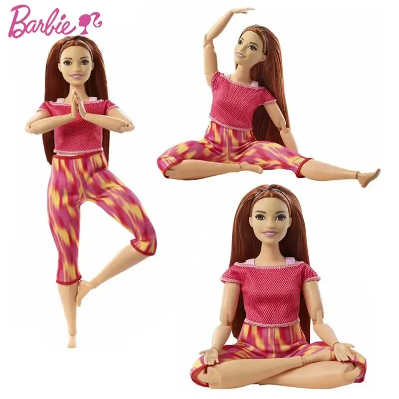 Barbie fitness exercise combination multi-joint movable yoga doll