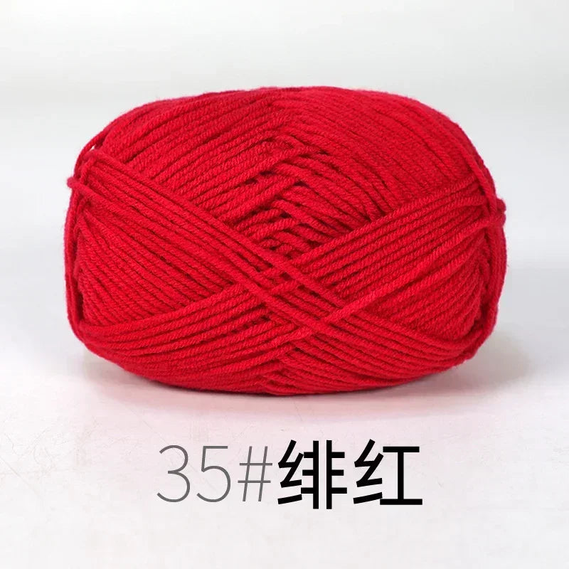 Milk Cotton Yarn 50 Grams/Ball for Knitting