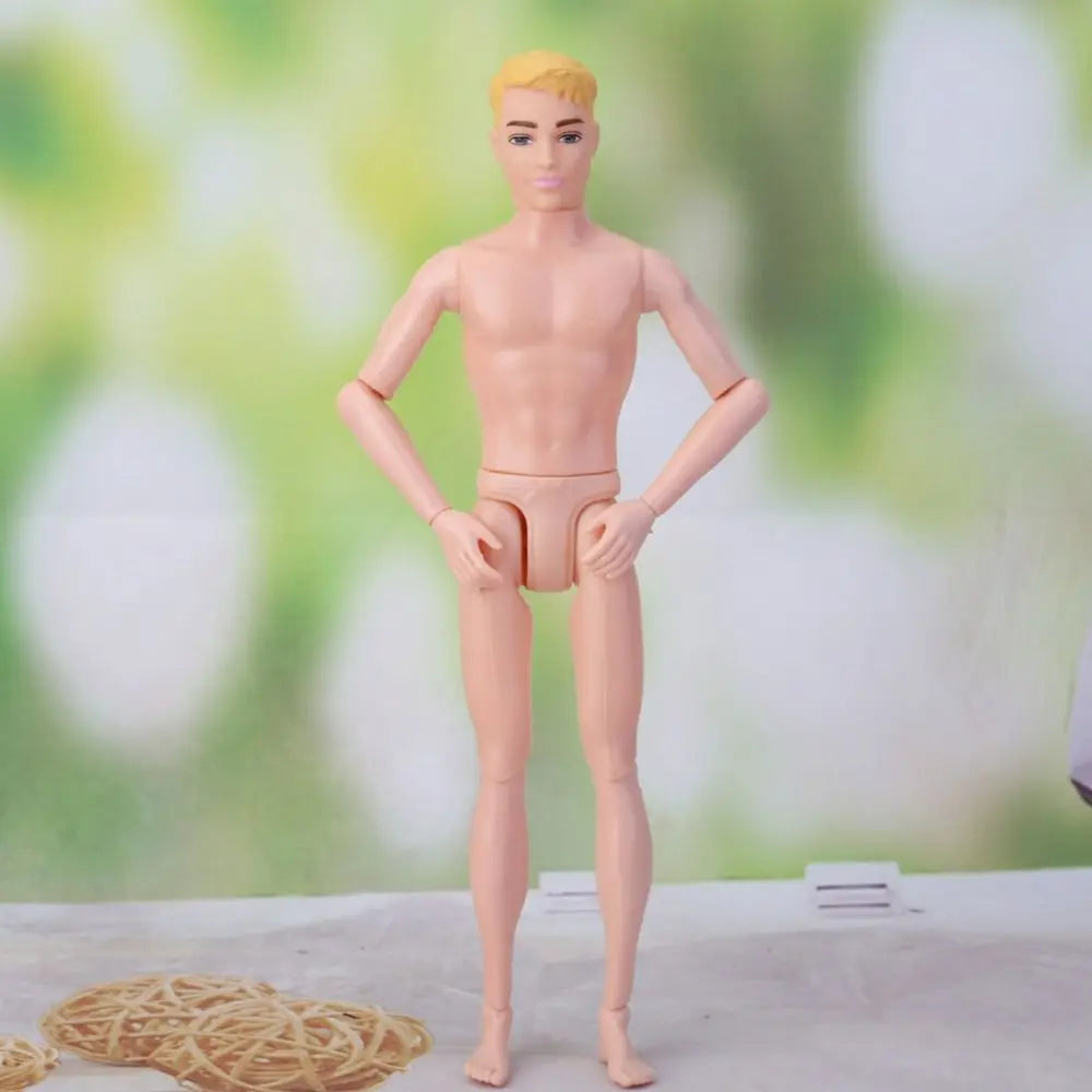 Nude  Moveable Jointed Male Doll 1/6