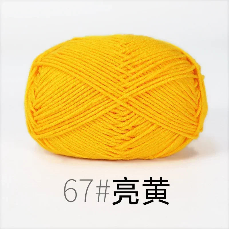 Milk Cotton Yarn 50 Grams/Ball for Knitting