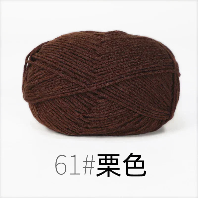 Milk Cotton Yarn 50 Grams/Ball for Knitting