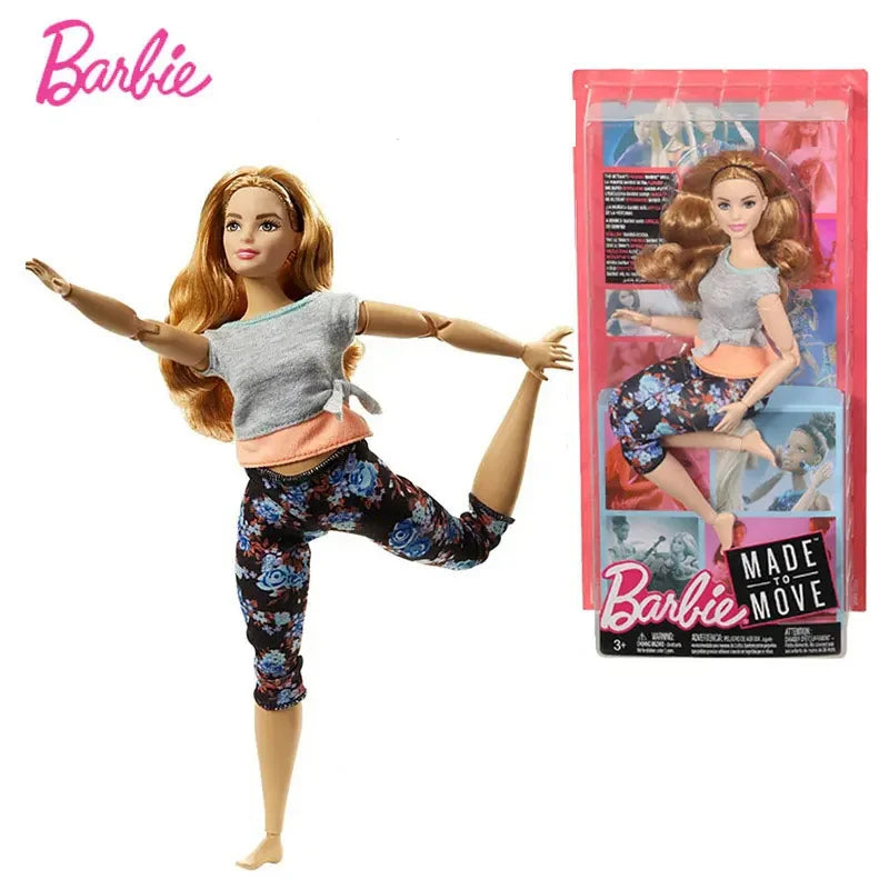 Barbie fitness exercise combination multi-joint movable yoga doll