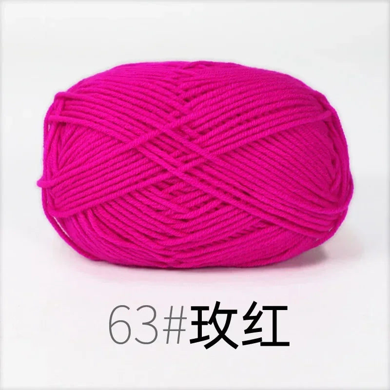 Milk Cotton Yarn 50 Grams/Ball for Knitting