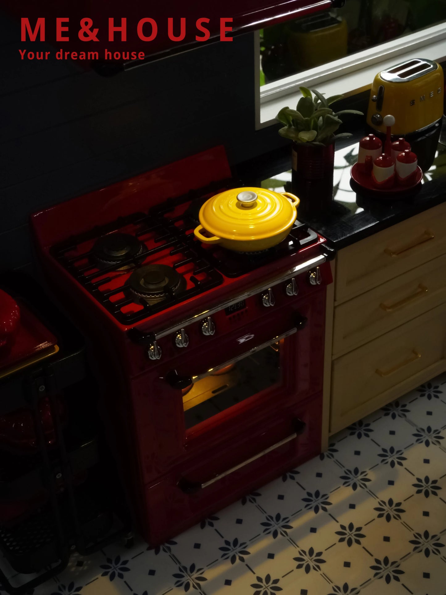 Alloy Stove Oven Range Hood 1:6