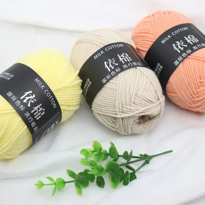 Milk Cotton Yarn 50 Grams/Ball for Knitting