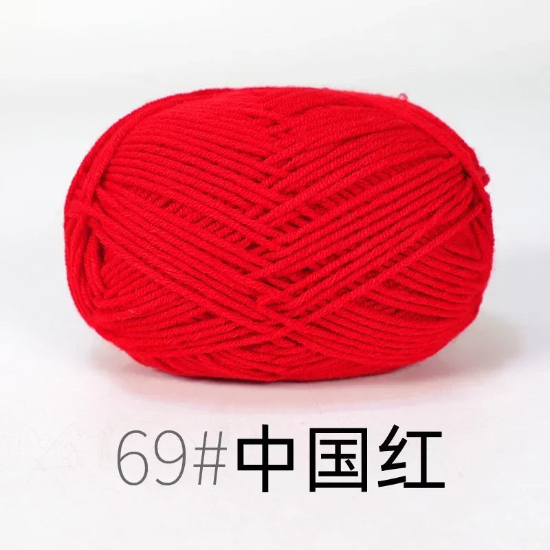 Milk Cotton Yarn 50 Grams/Ball for Knitting