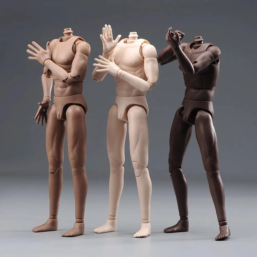 Super Flexible Joint Body with Soft Hands Feet 27cm 1:6