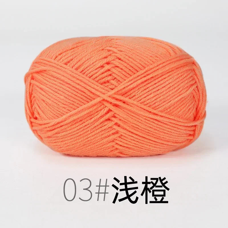 Milk Cotton Yarn 50 Grams/Ball for Knitting