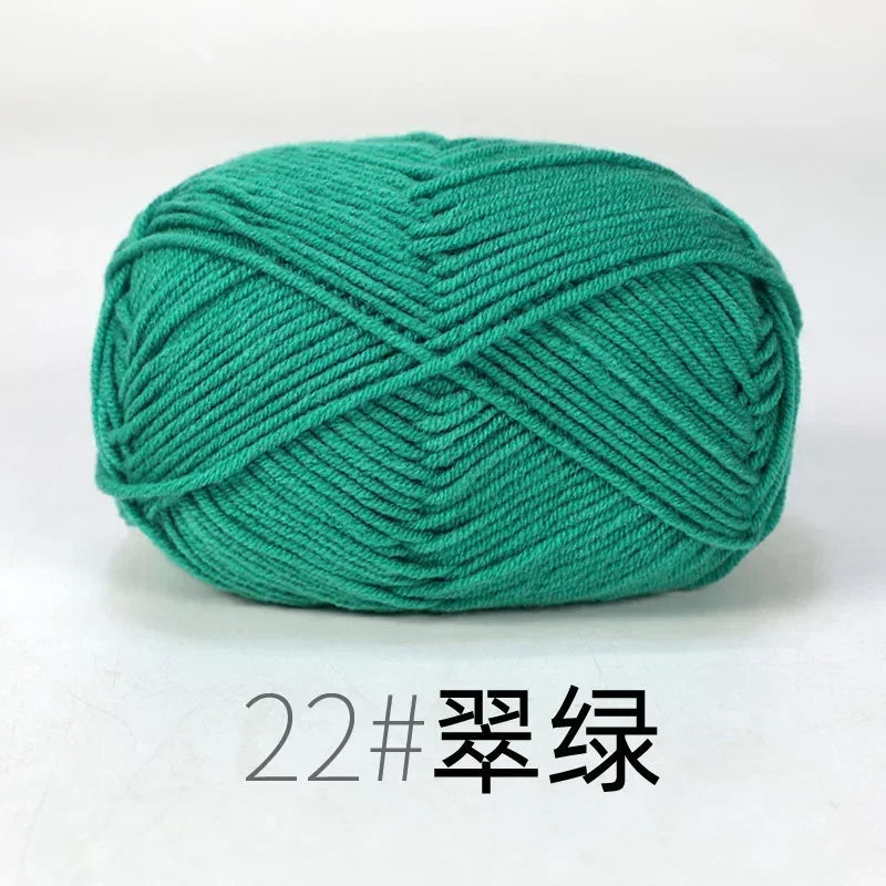 Milk Cotton Yarn 50 Grams/Ball for Knitting