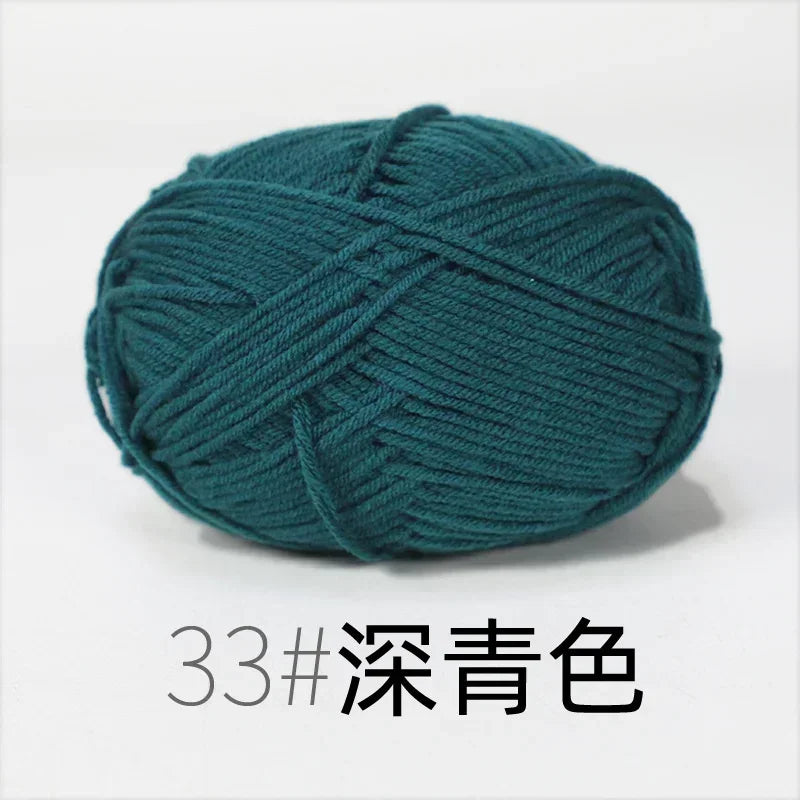 Milk Cotton Yarn 50 Grams/Ball for Knitting