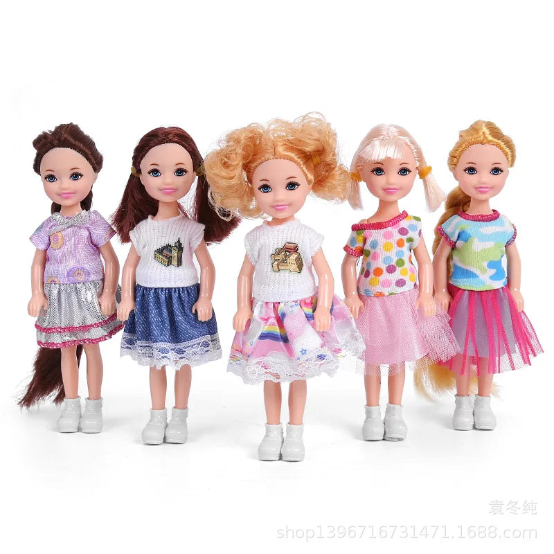 5 Inch Mini Kelly & Chelsea Doll collection